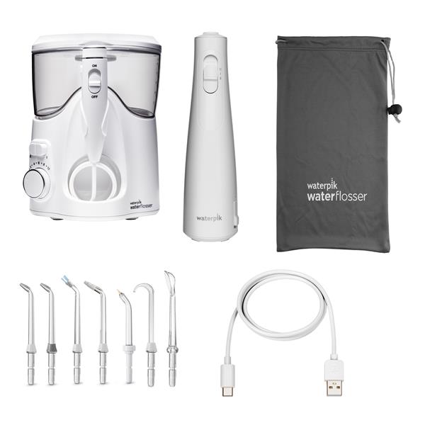 White Waterpik™ Ultra Plus and Cordless Enhance 3000 Combo - Image 14